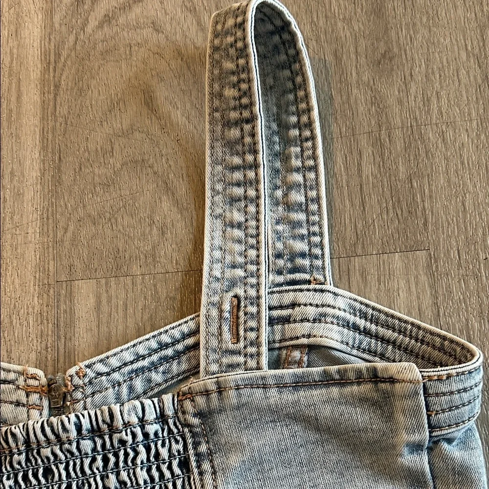 Wild Fable Denim Zip-Front Tank Top - Picture 5 of 7